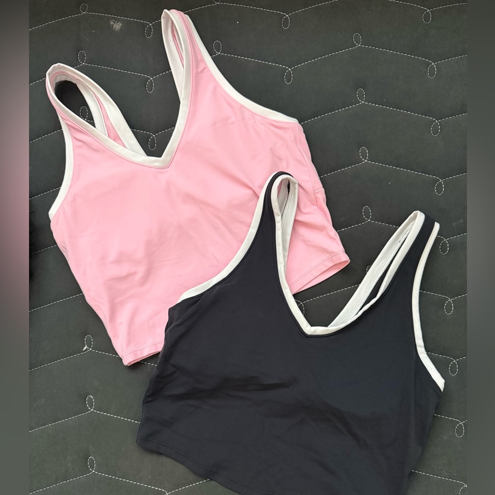 Bundle of V-Neck Cropped Sports Bra by All in Motion